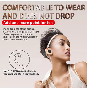 A6S TWS หูฟัง Bt 5.0กีฬากันน้ำ<span class=keywords><strong>ท</strong></span><span class=keywords><strong>รู</strong></span>สเตอริโอหูฟังหูฟังหูฟังไร้สายสำหรับ Redmi Huawei - Product Image 6