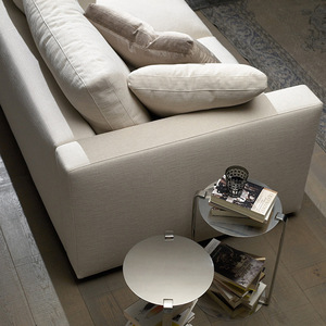 Sofá de Tres Plazas para Sala de Estar, Moderno, Nórdico, con Esponja de Alta Densidad Rellena de Látex, Funda de Lino y Algodón, Desmontable, Lavable - Product Image 3