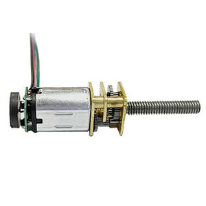 Motorreductor en miniatura N20 M3 con tornillo de acero al carbono, actuador lineal con motor de CC y codificador para control de movimiento de precisión - Product Image 2