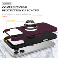Étui de téléphone antichoc avec support magnétique pour iPhone 18 Pro, accessoires mobiles pour support de voiture compatible iPhone 17 16 15 14 13 Pro