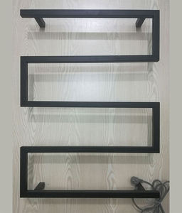 Sèche-serviettes électrique moderne Wayon en acier inoxydable doré, design en zigzag pour maison préfabriquée, modèle WM TR905 - Product Image 3