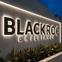 Signalétique LED personnalisée pour les magasins de tabac et d'alcool en plein air. Enseignes LED en acrylique en acier inoxydable rétroéclairées 3D, enseigne avec logo rétroéclairé, enseigne LED