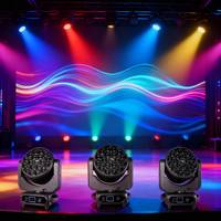 UNOXINE 19*40W RGBW B-Eye K15 Zoom Wash Moving Head Light pour concerts, fêtes, clubs et spectacles sur scène