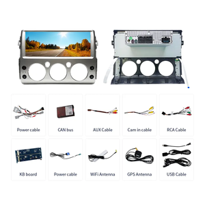 12.3 inch Android Car Stereo Màn hình cảm ứng đa phương tiện Player cho Toyota FJ Cruiser 2007-2017 đầu đơn vị xe đài phát thanh với MP5 GPS DSP - Product Image 2