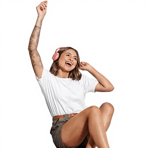 Camiseta Clásica para Mujer, Informal, Transpirable, de Algodón, Manga Corta, Corte Regular, Moderna, Suave y Cómoda - Product Image 3