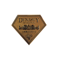 Offres Spéciales impression personnalisée auto-adhésif en relief Logo métal aluminium bouteille de vin étiquettes autocollants pour bière café boisson