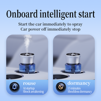 Diffuseur d'aromathérapie intelligent haut de gamme à vitesse variable pour voiture, avec lampe ciel étoilé