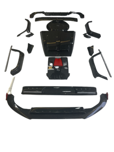 Kit carrosserie complet en carbone <span class=keywords><strong>sec</strong></span> Widestar Rocket G900 pour G-Wagon Classe G W463A W464, calandre principale, diffuseur arrière, spoiler, pare-chocs - Product Image 4