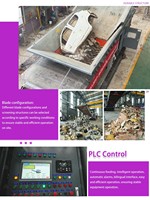 Déchiqueteur mobile de déchets volumineux de type chenillé MSTD670 pour ferraille, tuiles en acier colorées et déchets d'appareils électroménagers, capacité 15-40T/H