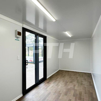 Conteneur modulaire personnalisé PTH en panneaux sandwich, bureau mobile et réutilisable avec isolation thermique pour les entreprises de construction