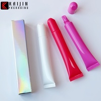 Tubes souples vides en plastique rose de 10 ml pour gloss, baume à lèvres et crème contour des yeux – Emballage cosmétique