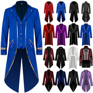 Nuevo Traje <span class=keywords><strong>de</strong></span> Esmoquin Rojo Vintage para Hombre, Modelo MAH09, Traje <span class=keywords><strong>de</strong></span> Dos Piezas Estilo Medieval para Baile <span class=keywords><strong>de</strong></span> Salón, Fiesta, Graduación, <span class=keywords><strong>Boda</strong></span> - Product Image 1