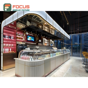 Exhibidor Creativo para Productos de Café, Diseño de Estante Abierto, Área de Exhibición para Bolsas de Café, Exhibidor para Cafetería - Product Image 5