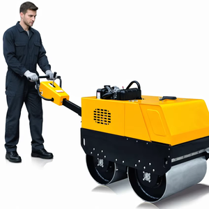 ROADWAY RWYL32C Rodillo Vibratorio <span class=keywords><strong>de</strong></span> Doble Tambor Diésel <span class=keywords><strong>de</strong></span> 6 HP, Compactador <span class=keywords><strong>de</strong></span> Alta Eficiencia <span class=keywords><strong>para</strong></span> Grava, Relleno <span class=keywords><strong>de</strong></span> Suelos, <span class=keywords><strong>Asfalto</strong></span> y <span class=keywords><strong>Carreteras</strong></span> Rurales - Product Image 1
