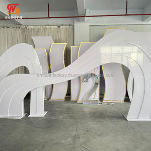 ฉากหลังอะคริลิคสำหรับเวทีแต่งงานแบบพิเศษหลายชั้นแบบเรียบฉากหลังตกแต่งเวทีปาร์ตี้ - Product Image 6