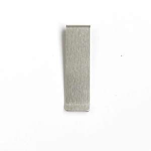 70*20*0,8mm Exquisite Brieftasche Münz klammer Multifunktion ale Edelstahl Geld klammer Aufbewahrung zubehör Ticket Brieftasche kann Logo hinzufügen - Product Image 4