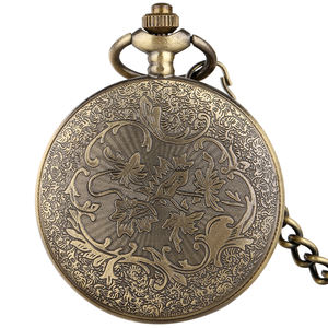 Reloj de Bolsillo de Cuarzo con Cadena para Hombre, Estilo Steampunk, con Constelaciones del Zodiaco Astrológico Griego Antiguo - Product Image 3