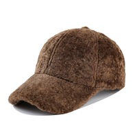 Casquette de baseball douce en sherpa pour femmes et hommes, hiver, chaude, en polaire duveteuse, visière incurvée, réglable, couleur unie, chapeau d'extérieur