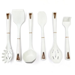 Hot Selling Kitchen Utensil Silicone Utensils Kitchenware Set PP Handle Cooking Utensils With Holder - Product Image 2