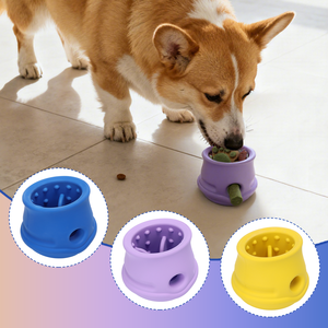 Puppies yıkılmaz sert dayanıklı yavaş besleyici için özel tasarım çevre dostu doğal kauçuk çiğnemek oyuncak - Product Image 3