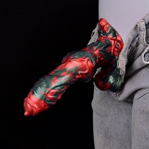 NNSX Dildo de animal simulado, Dildo de perro monstruo con nudo, Masturbador femenino, Plug anal de expansión de cámara trasera - Product Image 6