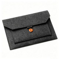 Funda Ecológica de Fieltro para Portátil, Maletín Delgado de 11.6-15.4 Pulgadas, Bolsa de Mensajero para Computadora, Funda para MacBook