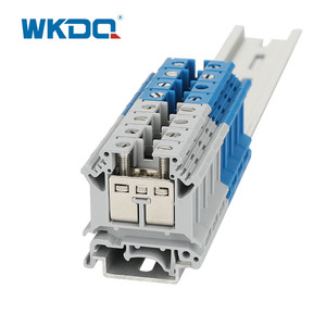 JUIK 16 UK Connector Feed Through Installation Rail <strong>Mount</strong> Terminal <strong>Blocks</strong> - Product Image 1