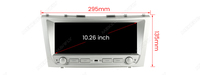 MEKEDE Autoradio multimédia Android 4G FM GPS Navigation Écran tactile 10,26 pouces pour Toyota Camry XV40 Aurion 2007 - 2011