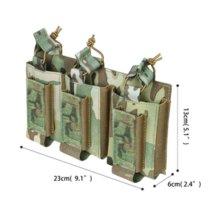 Pochettes universelles Artex de haute qualité en 3 tailles, pochettes de rangement Molle pratiques, pochettes tactiques pour magazines - Product Image 2