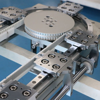 Système de fabrication flexible à haute précision avec convoyeur à rail circulaire multi-stations, moteur à roulement et engrenage QinGong T23