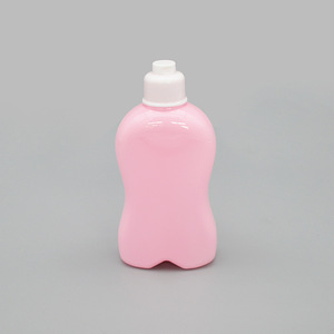 Plastic Cosmetic <b>Bottle</b> 200ml Press Pump <b>Squeeze</b> <b>Bottle</b> For Cosmetic Packaging Round Shape PP Material - Product Image 1
