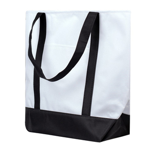 Wholesale Durable Reusable Heavy Weight Large Custom Logo Personalized Tote Cotton Canvas Polyester Shopping Bag - Product Image 1