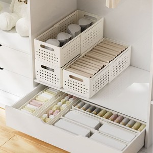 Extendable Drawer Kitchen Organizer Storage Box 28-48Cm Stackable <b>Bins</b> Cabinet Organizers - Product Image 3