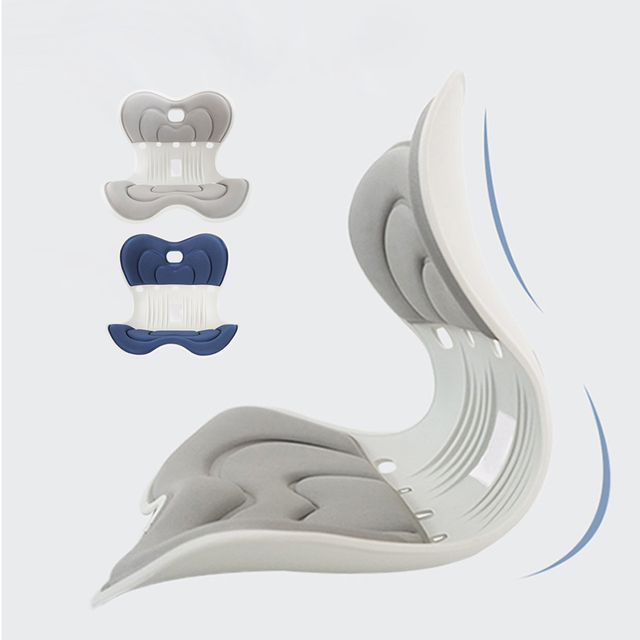 Small and Flexible Ergonomic Back Support Chair with Lumbar Support Cushion Posture Correction and Waist Protection Features