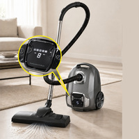Aspirateur filaire haute puissance, silencieux, pour tapis, avec double filtre HEPA lavable