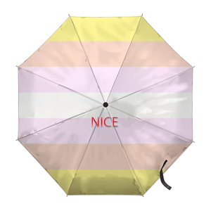 Paraguas Plegable con Motivos Gay y Arcoíris <span class=keywords><strong>No</strong></span> Binarios, Hecho a Medida, Ideal para Festivales de Arte Callejero y Excursiones de Fin de Semana - Product Image 3