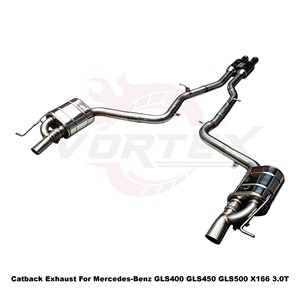 ระบบท่อไอเสียแบบวาล์ว Vortex SS304 สำหรับ Mercedes Benz GLS400 GLS450 X166 3.0T V6 ระบบสมรรถนะสูงแบบติดตั้งได้โดยตรง - Product Image 3