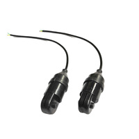 Hidrofono de 10Hz con carcasa roja, cable de plomo de 0,5 M sin conector, hidrófono submarino, sensor de 10Hz