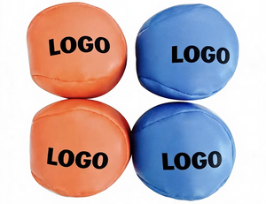 Venta al por mayor de fábrica: Pelotas de malabarismo personalizadas, Hacky Sack de PVC/PU, con logotipo y patrón personalizables, compatible con OEM/ODM, juguete deportivo. - Product Image 1