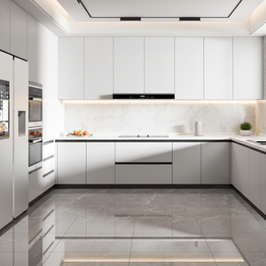 <span class=keywords><strong>Gabinetes</strong></span> <span class=keywords><strong>de</strong></span> <span class=keywords><strong>Cocina</strong></span> <span class=keywords><strong>de</strong></span> Acrílico Ecológicos Personalizados <span class=keywords><strong>con</strong></span> Grifo y Bisagras para Proyectos <span class=keywords><strong>de</strong></span> Apartamentos Modernos - Product Image 2