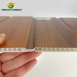 Panel de PVC con Diseño de Madera de Nogal Oscuro FREYR FOREST, 3 Ranuras, Moderno, Impermeable, para Techo y Pared, Doble Uso - Product Image 4