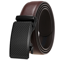 Ceinture en cuir pour homme LY36-24872-1, ceinture à boucle automatique tendance, nouvelles ceintures en cuir pour homme