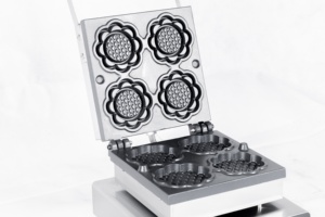 <span class=keywords><strong>Gaufrier</strong></span> de boulangerie électrique avec moules en forme de tournesol 4 pièces TTS-2204 - Product Image 4