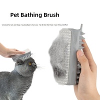 Brosse de toilettage multifonction pour animaux de compagnie, brosse de massage et de lavage pour chat et chien, vente en gros