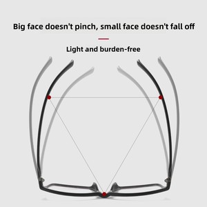 <span class=keywords><strong>Lunettes</strong></span> ultra-légères à monture carrée intégrale noire classique Y9201C pour hommes - Monture de <span class=keywords><strong>lunettes</strong></span> de vue confortable pour myopie de Danyang Wholesale - Product Image 3