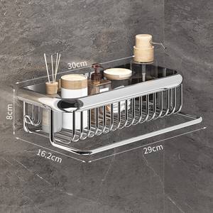 Organisateur de douche d'angle en laiton chromé, étagère de douche d'angle en laiton, support de douche d'angle - Product Image 3