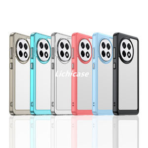 Funda de teléfono de acrílico duro transparente con marco colorido Lichicase para OnePlus Ace5 <span class=keywords><strong>5</strong></span> Pro, funda protectora - Product Image 3