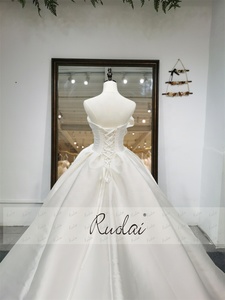 Ruolai — <span class=keywords><strong>robe</strong></span> <span class=keywords><strong>de</strong></span> bal en Satin sans bretelles et à lacets, tenue <span class=keywords><strong>de</strong></span> luxe, <span class=keywords><strong>robe</strong></span> <span class=keywords><strong>de</strong></span> <span class=keywords><strong>mariée</strong></span>, ZD05071 - Product Image 6