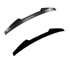 Mercedes-Benz CLA-Class C118 2020+ AMG Rear Spoiler Piano <b>Black</b> Carbon Fiber Texture ABS Deck DUCKTAIL - Product Image 5