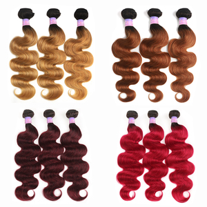 KEMY 1Pcs Brasiliana Diritta Dei Capelli Umani Bundles Ombre <span class=keywords><strong>Colorate</strong></span> Estensioni Dei Capelli Per La Ragazza Fasci Del Tessuto Dei Capelli Fornitore - Product Image 2